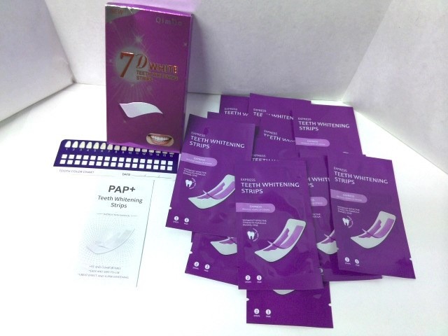 7d white teeth whitening strips Qimgo : photo du produit rappelé le 17/09/2026