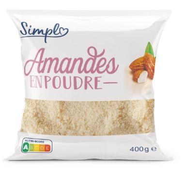 Amandes en poudre 400 g simpl : photo du produit rappelé le 07/07/2026