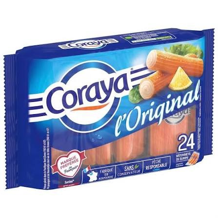 Batônnets de surimi Coraya : photo du produit rappelé le 19/08/2026