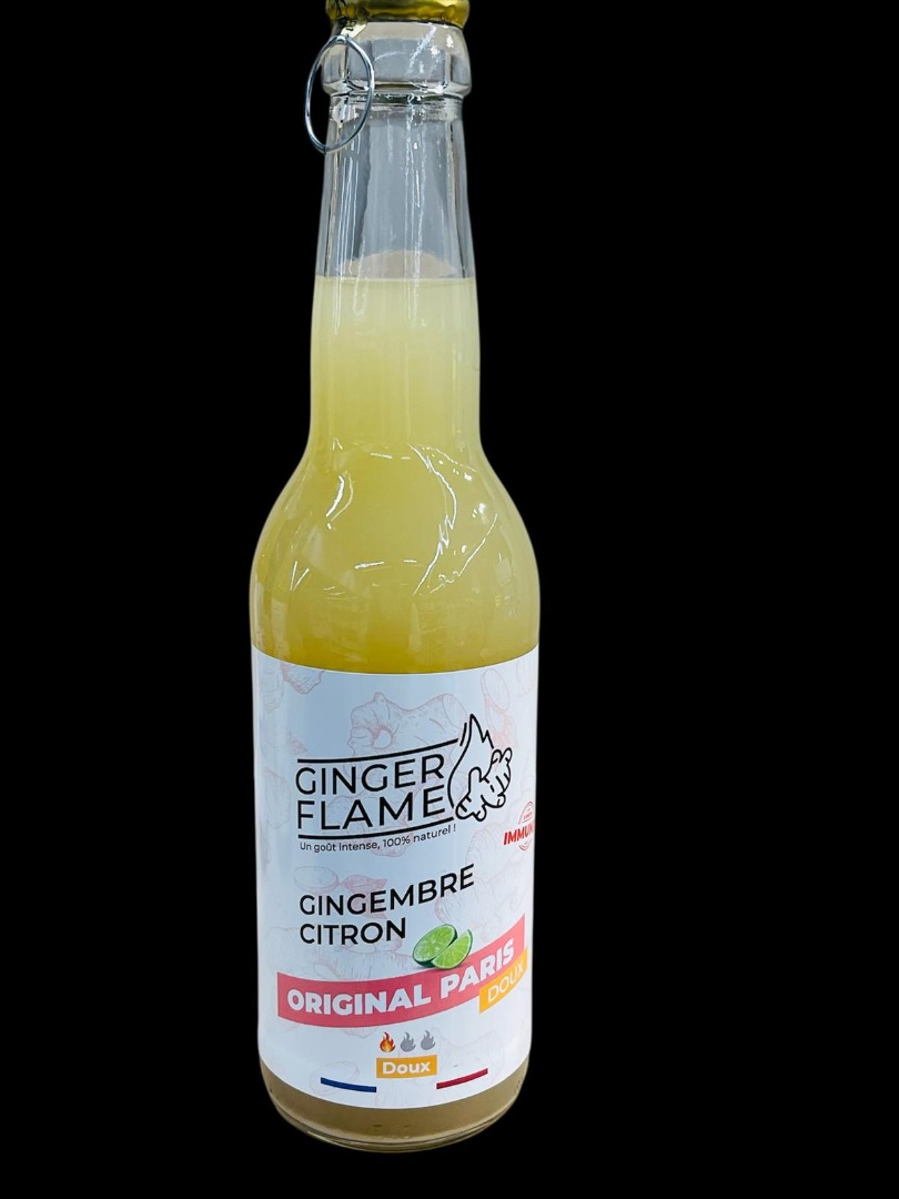 Boisson au gingembre - citron doux Ginger Flame : photo du produit rappelé le 26/05/2026