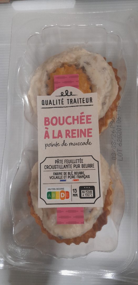 Bouchee a la reine fex2 Qualite Traiteur : photo du produit rappelé le 30/07/2026