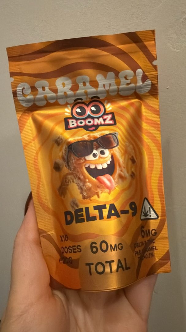 Caramel 6mg THC Boomz : photo du produit rappelé le 21/10/2026
