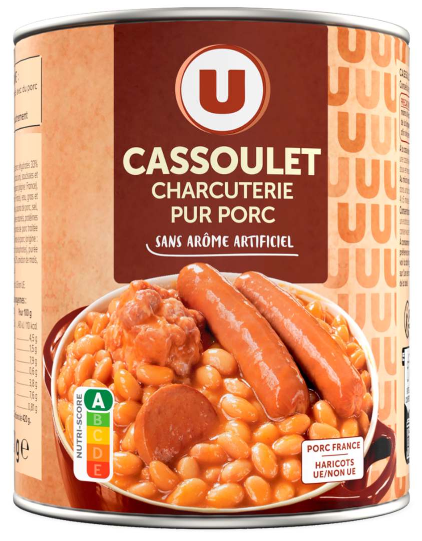 Cassoulet u boite 4/4 : photo du produit rappelé le 19/10/2026