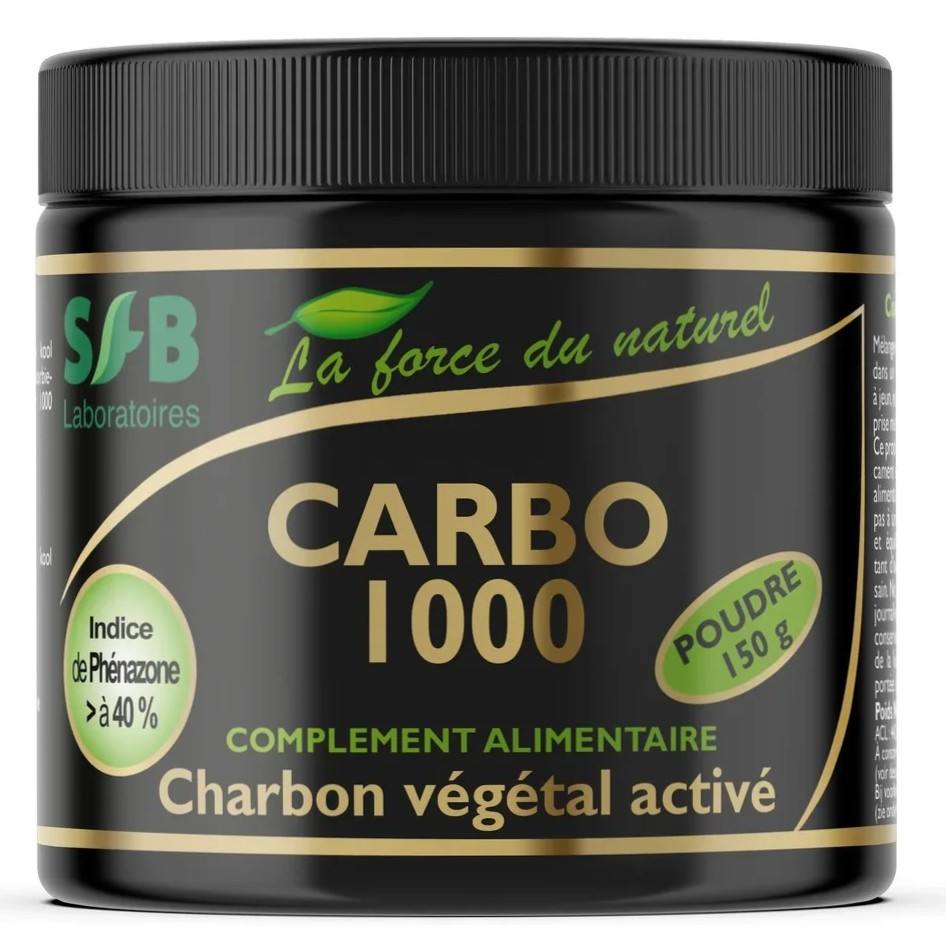 Charbon vegetal active - carbo 1000 SFB Laboratoires : photo du produit rappelé le 19/08/2026