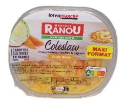Coleslaw 300g et 500g Monique Ranou : photo du produit rappelé le 02/09/2026