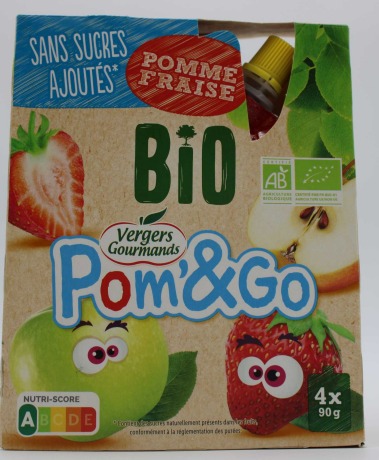 Compote bio Les Vergers Gourmands : photo 2 sur 2 du produit rappelé le 01/05/2026