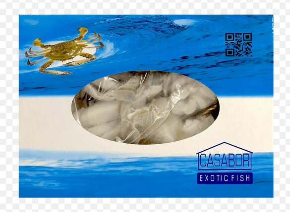 Crabe bleu surgelé coupé u/10 1 kilo Casabor : photo du produit rappelé le 22/04/2026