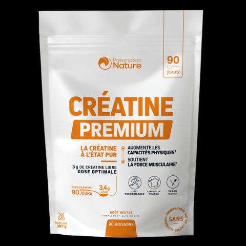 Creatine premium Prescription Nature : photo du produit rappelé le 02/07/2026