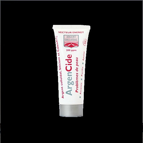 Crème hygiène à l'argent colloïdal argencide 200ppm tube Vecteur Energy : photo du produit rappelé le 12/06/2026