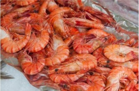 Crevettes cuites 50/70 equateur Auchan le Poissonnier : photo du produit rappelé le 15/06/2026
