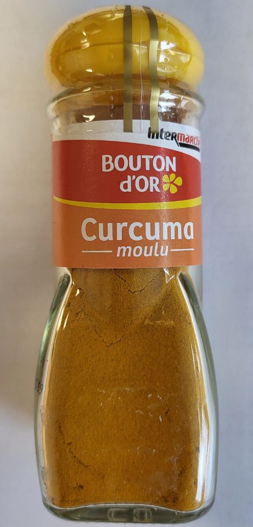Curcuma moulu 37g Bouton d'Or : photo du produit rappelé le 10/09/2026