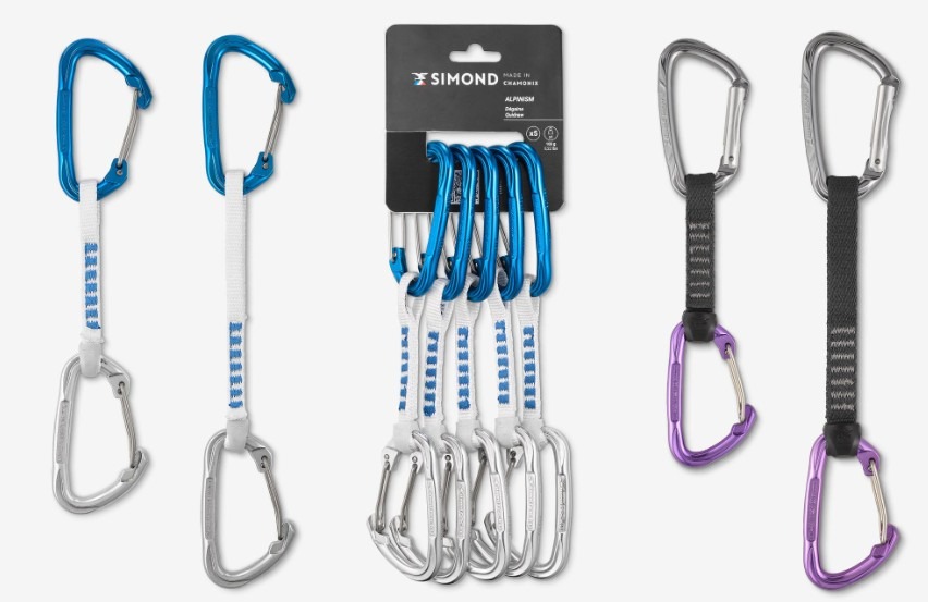 Dégaines alpinism & vertika Simond : photo du produit rappelé le 07/08/2026