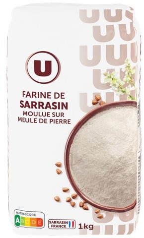 Farine de sarrasin u paquet 1kg : photo du produit rappelé le 30/06/2026