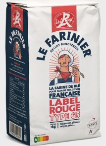 Farine le farinier label rouge t65 1kg : photo du produit rappelé le 02/09/2026