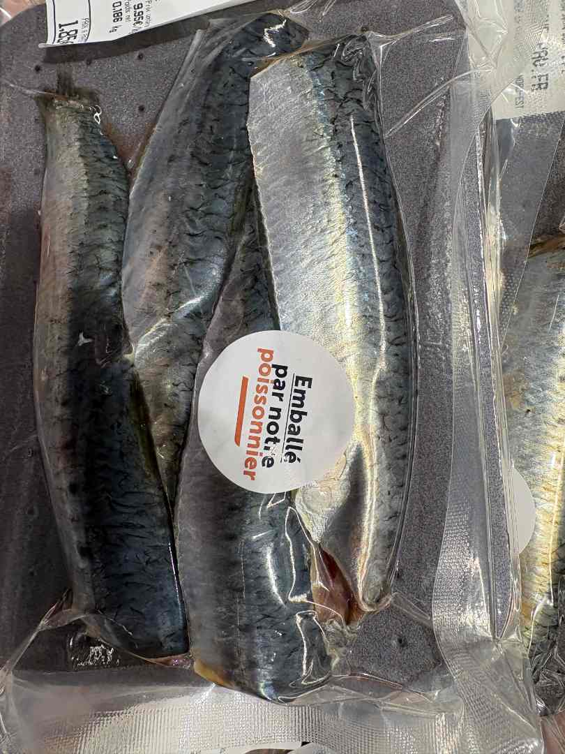 Filet de sardine emballé sous vide Super U : photo du produit rappelé le 17/04/2026