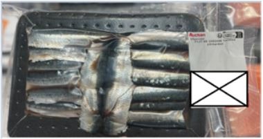 Filet de sardine sous-vide Auchan le Poissonnier : photo du produit rappelé le 01/06/2026