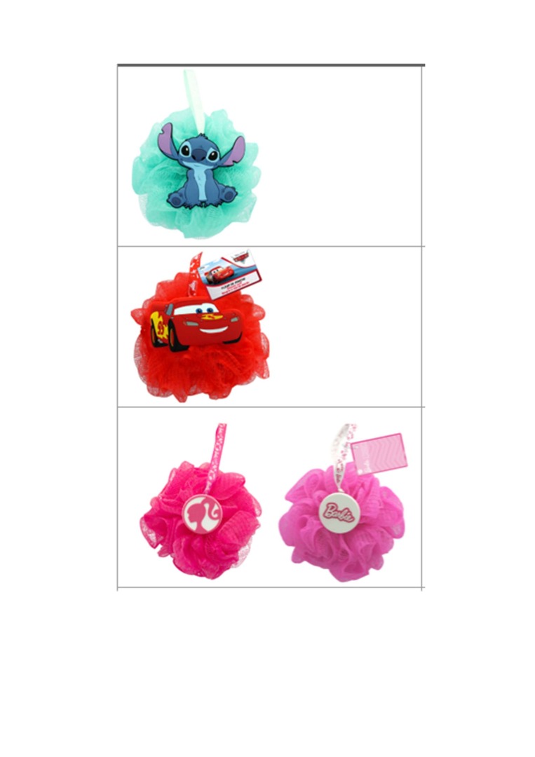 Fleurs de douche Disney et Barbie : photo du produit rappelé le 13/05/2026