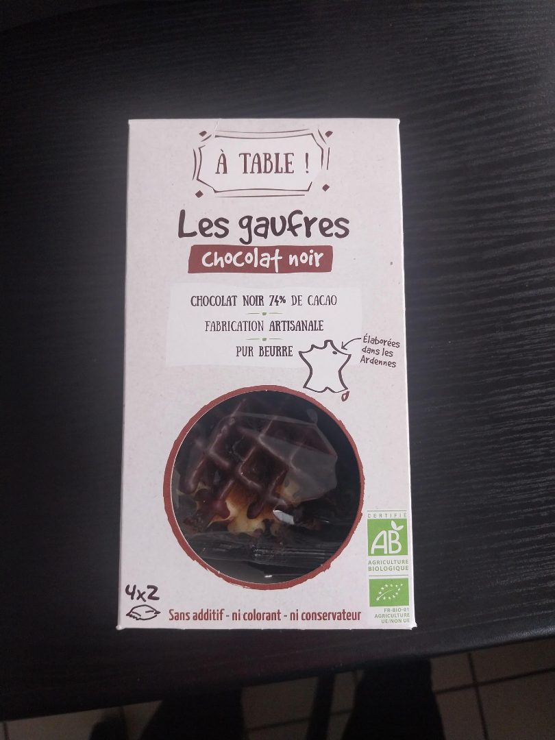 Gaufres pur beurre chocolat noir latour : photo du produit rappelé le 08/06/2026