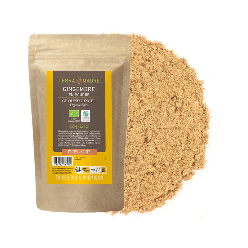 Gingembre poudre Terra Madre : photo 2 sur 2 du produit rappelé le 20/08/2026