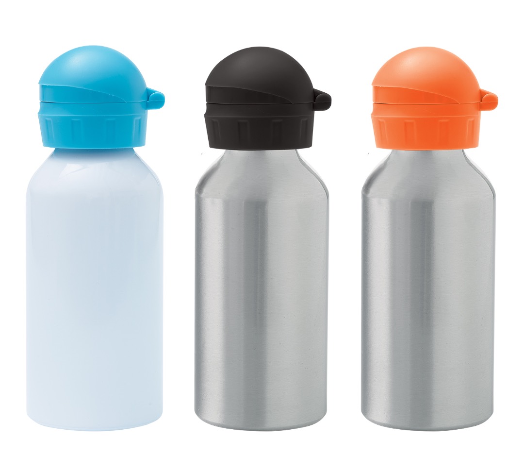 Gourde en aluminium 40 cl blanche ou grise Initiatives : photo du produit rappelé le 30/07/2026