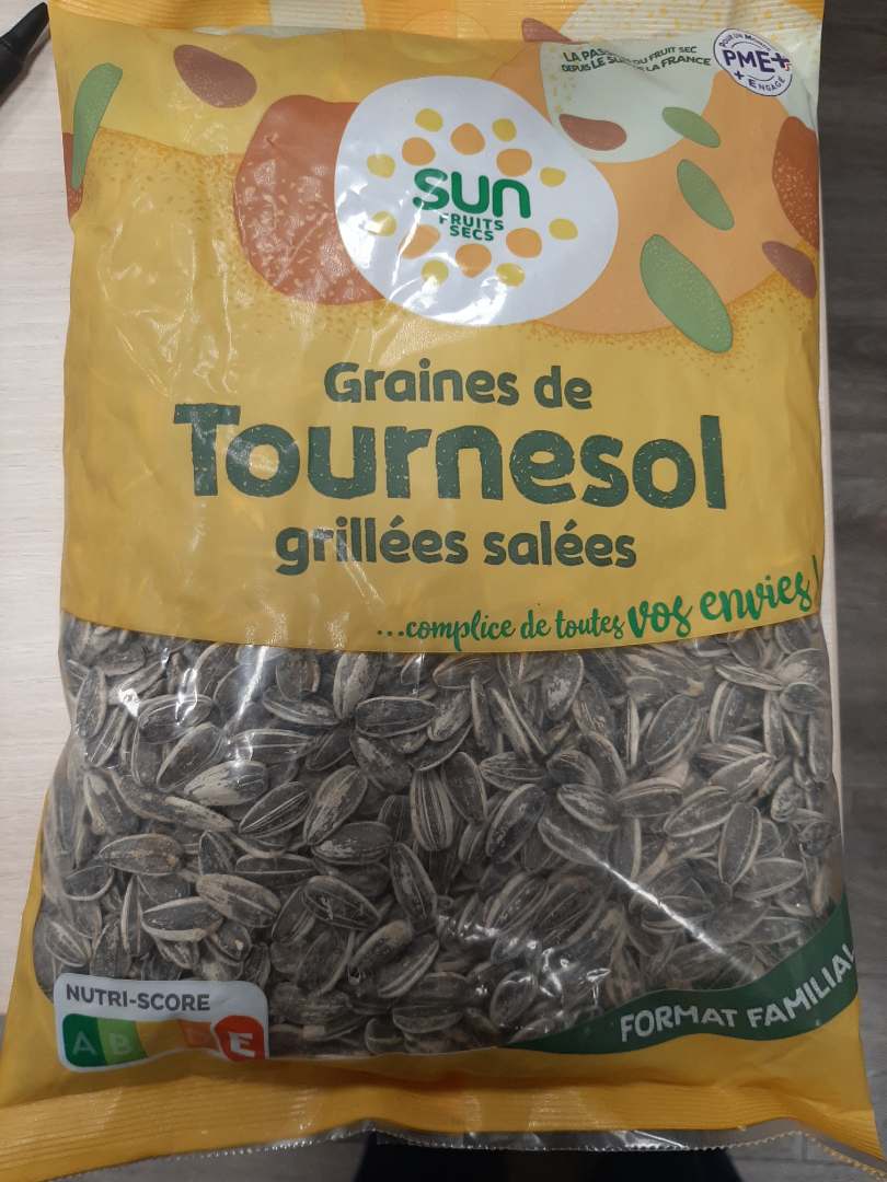 Graines de tournesol grillées salées Sun : photo du produit rappelé le 27/04/2026