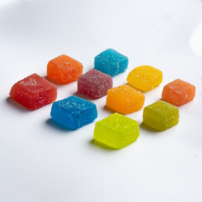 Gummies 10mg ananas (pineaple) / pomme (apple) / cola / blue razz : photo du produit rappelé le 06/10/2026