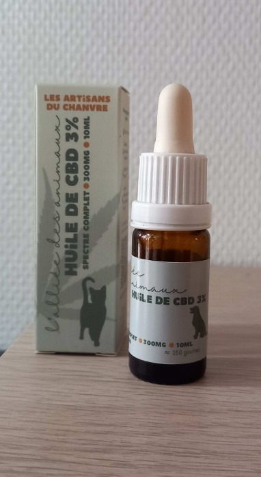 Huile de CBD 3% Les Artisans du Chanvre : photo du produit rappelé le 16/10/2026