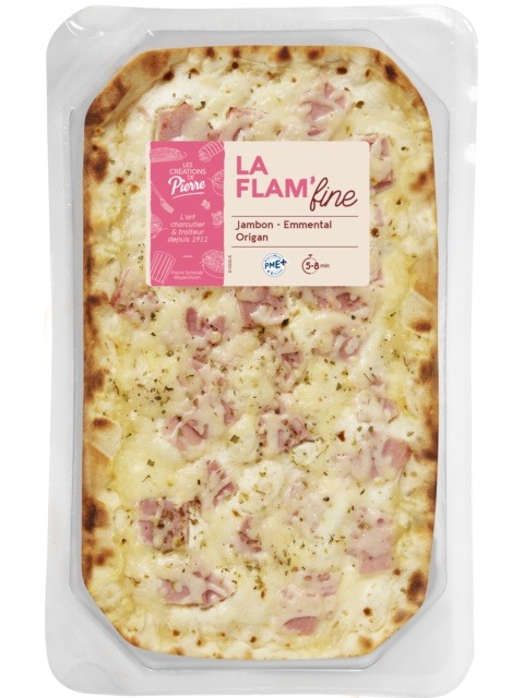 La flam'fine jambon emmental origan Les Créations de Pierre : photo du produit rappelé le 19/06/2026