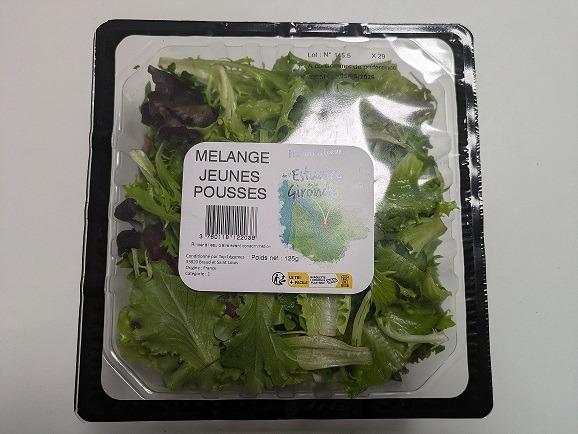 Mélange de jeunes pousses Top Légumes : photo du produit rappelé le 01/06/2026