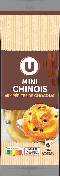 Mini chinois aux pepites chocolat u x 6 300g : photo du produit rappelé le 20/05/2026