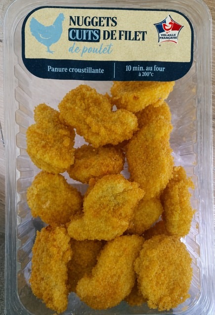 Nuggets de poulet cuit 300g : photo du produit rappelé le 29/07/2026