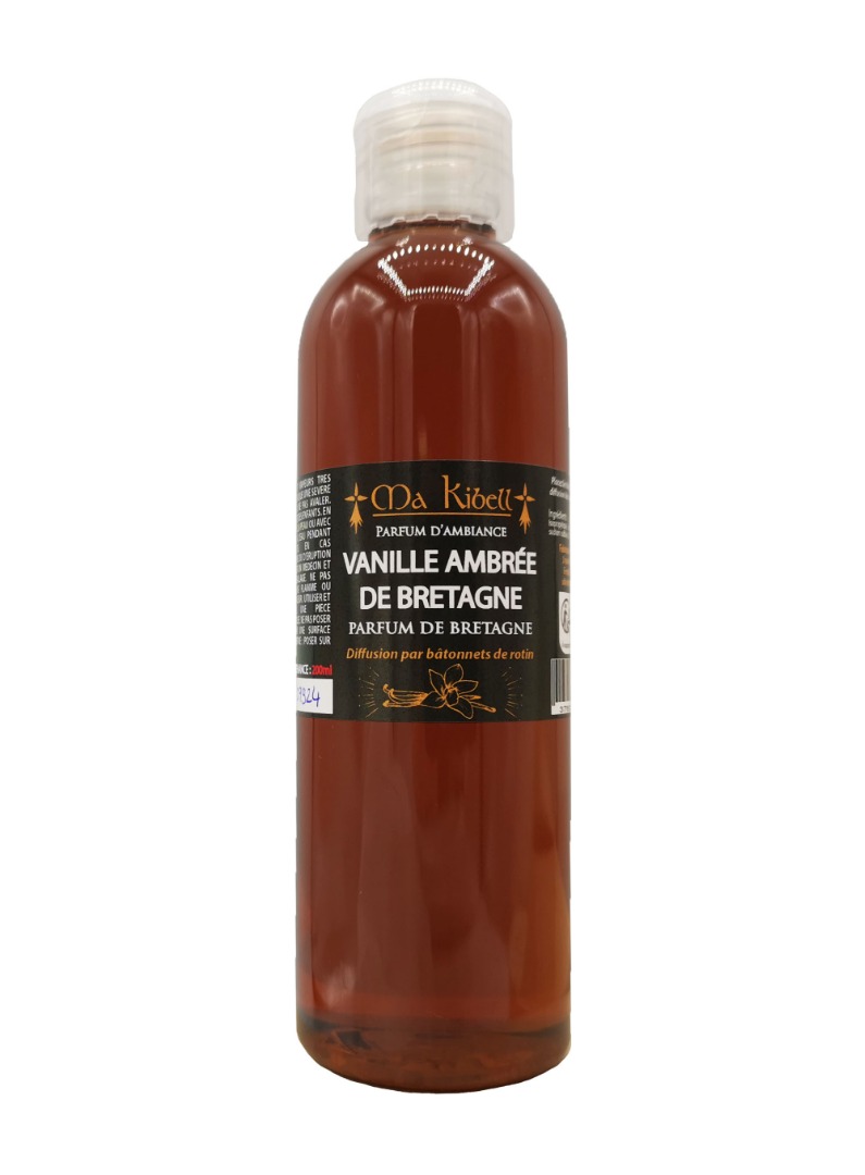 Parfum d'ambiance vanille ambrée de Bretagne Ma Kibell : photo du produit rappelé le 18/06/2026