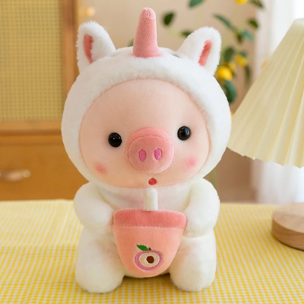 Peluche cochon bubble tea kawaï : photo du produit rappelé le 15/10/2026