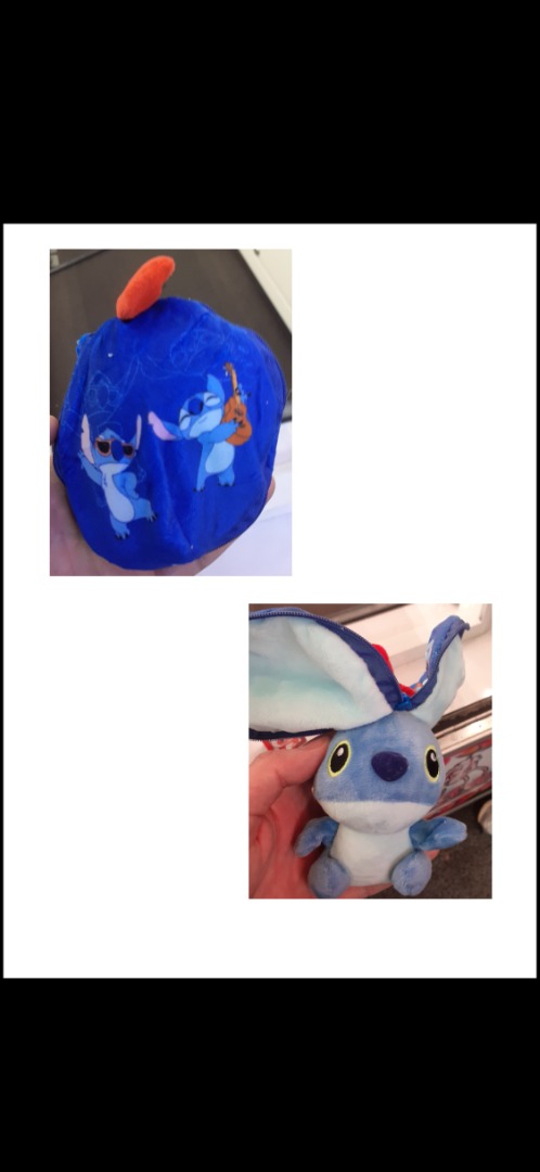 Petite peluche stich zippé a grandes oreilles : photo du produit rappelé le 23/04/2026