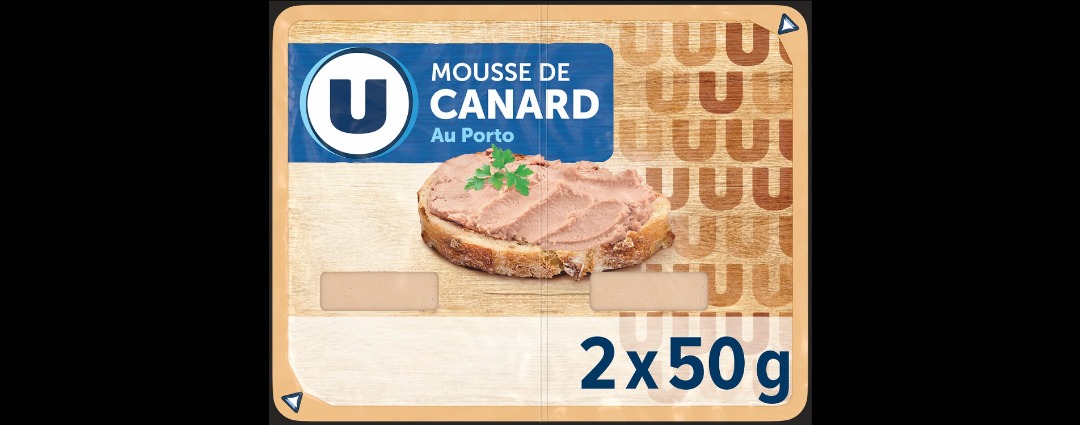 Pluieurs références de pâtés, moussesterrines u : photo du produit rappelé le 20/08/2026