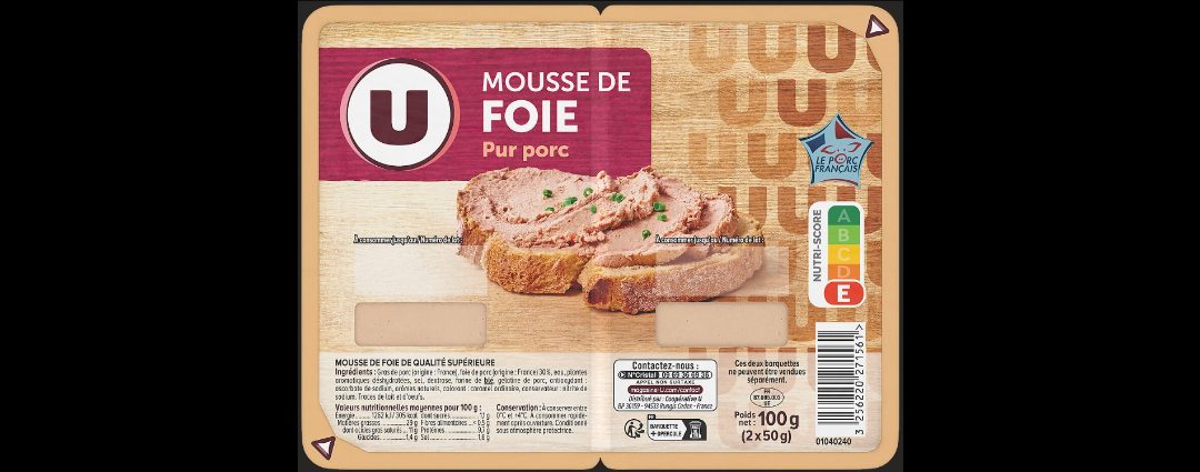 Pluieurs références de pâtés, moussesterrines u : photo 5 sur 5 du produit rappelé le 20/08/2026