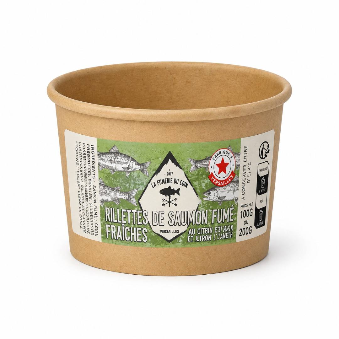Rillettes 2 saumons La Fumerie du Coin : photo du produit rappelé le 06/08/2026