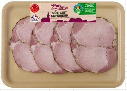Rôti de porc cuit supérieur : photo du produit rappelé le 11/09/2026