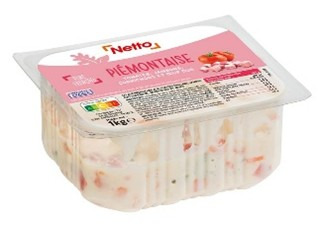 Salade piemontaise 500g et 1kg Netto : photo du produit rappelé le 02/09/2026