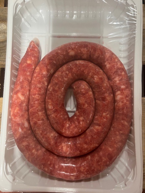 Saucisse de volaille brasse, crue Corico : photo du produit rappelé le 19/10/2026