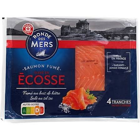 Saumon fumé et filets Marque Repère : photo 4 sur 5 du produit rappelé le 19/08/2026