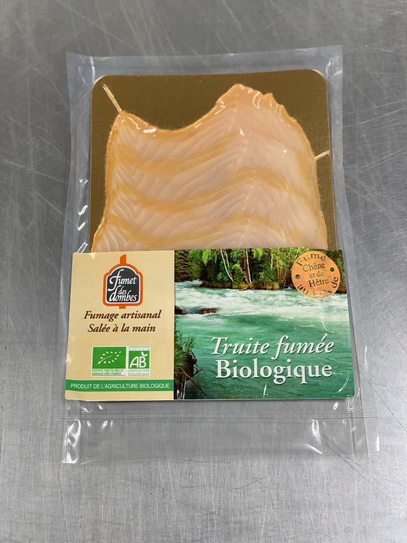 Truite fumée biologique Le Fumet des Dombes : photo du produit rappelé le 15/07/2026