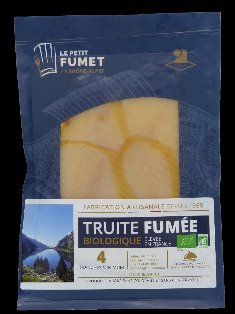 Truite fumée biologique Le Petit Fumet : photo du produit rappelé le 24/07/2026