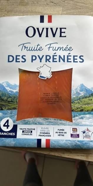 Truite fumée Ovive : photo 5 sur 5 du produit rappelé le 19/08/2026