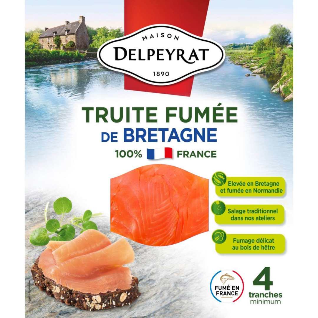 Truites et saumons fumés Delpeyrat : photo du produit rappelé le 19/08/2026