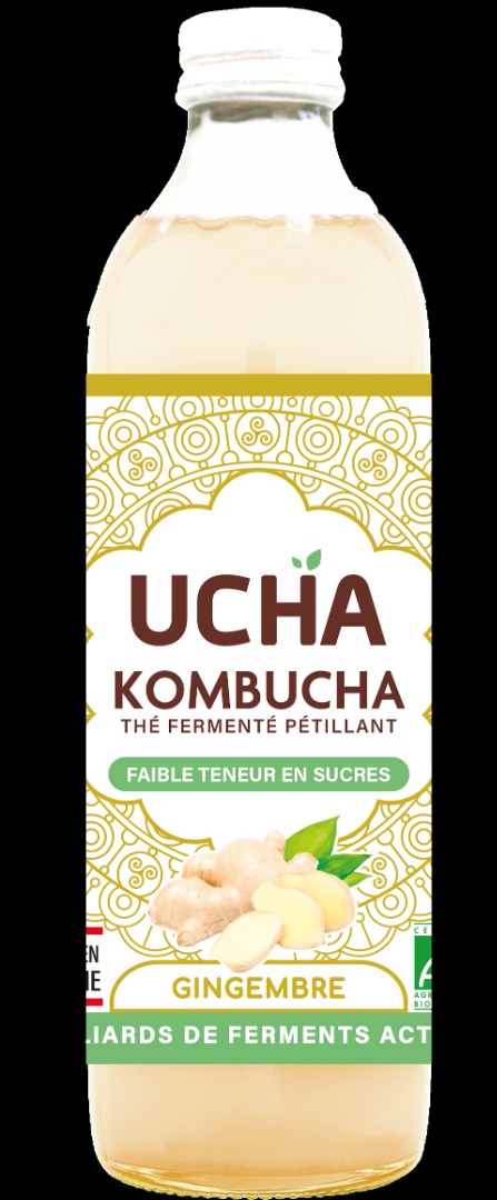 Ucha kombucha gingembre 35 cl : photo du produit rappelé le 11/06/2026