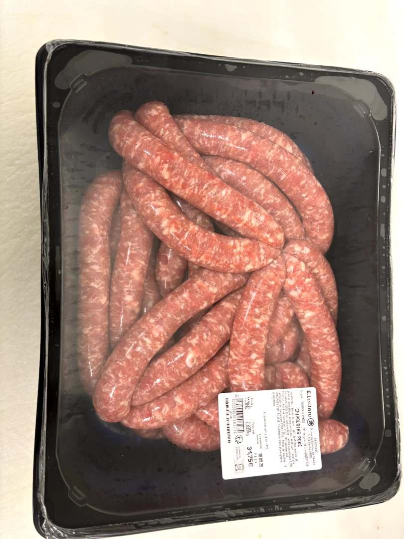 Viande hachée de porc rayon vendu au rayon E.Leclerc la Réserve : photo 2 sur 4 du produit rappelé le 09/09/2026