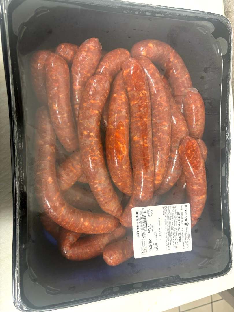 Viande hachée de porc rayon vendu au rayon E.Leclerc la Réserve : photo 3 sur 4 du produit rappelé le 09/09/2026